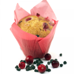 Muffin canneberges chocolat