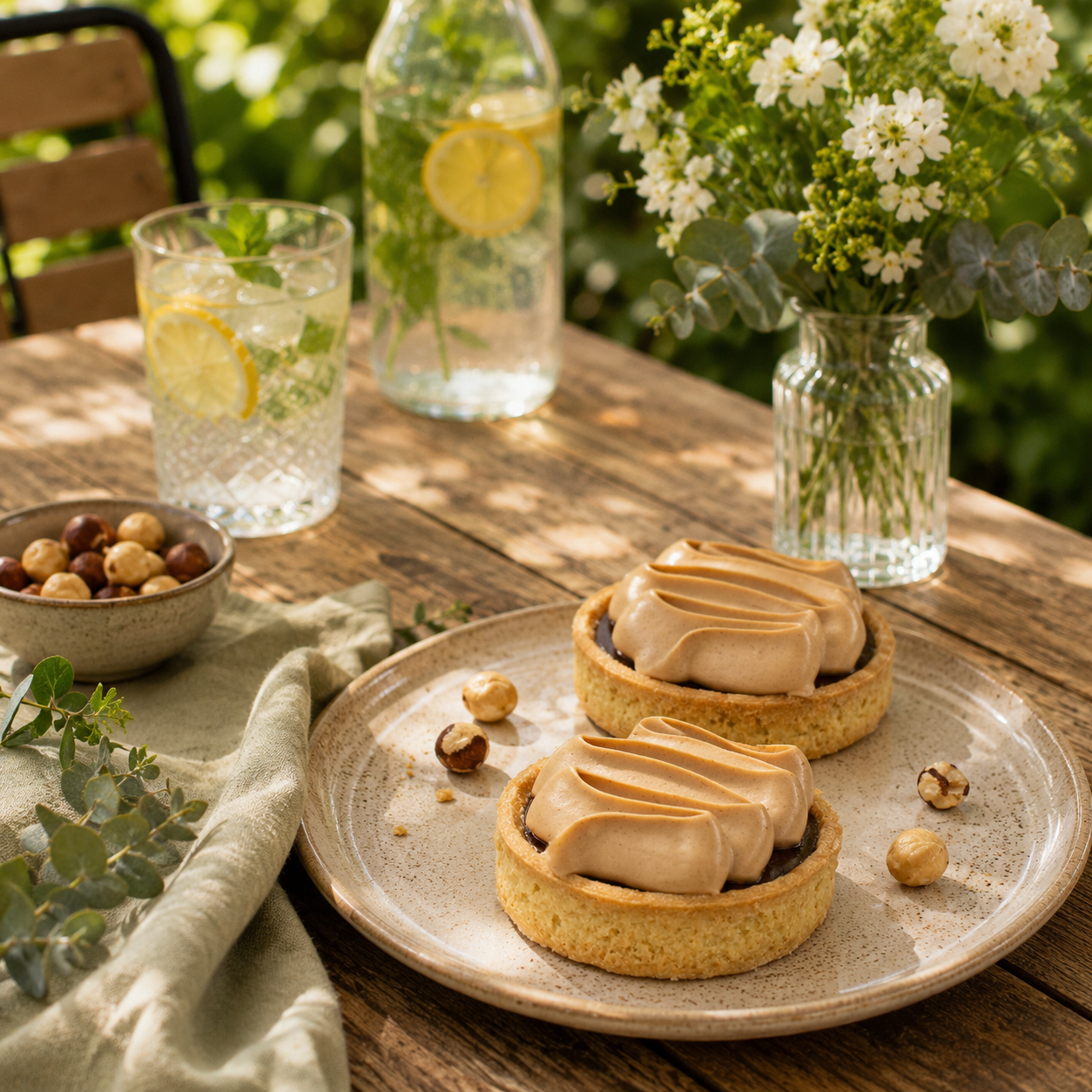 Tartelette chocolat praliné
